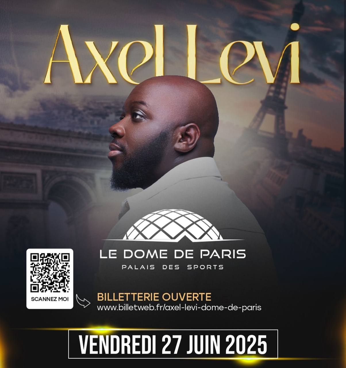 Apôtre Axel Lévi en concert au Dôme de Paris